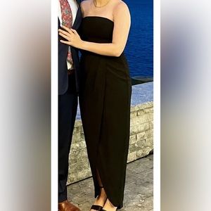 WAYF Angelique Tulip Gown Size Small Black